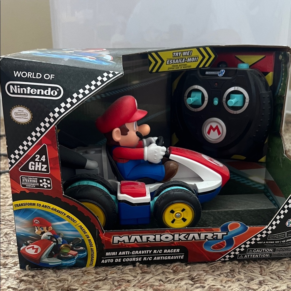 Nintendo Mario Kart Mini R/C Racer - Red, Blue, Yellow
